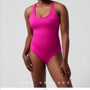 Electric fuchsia one piece Malibu swimsuit